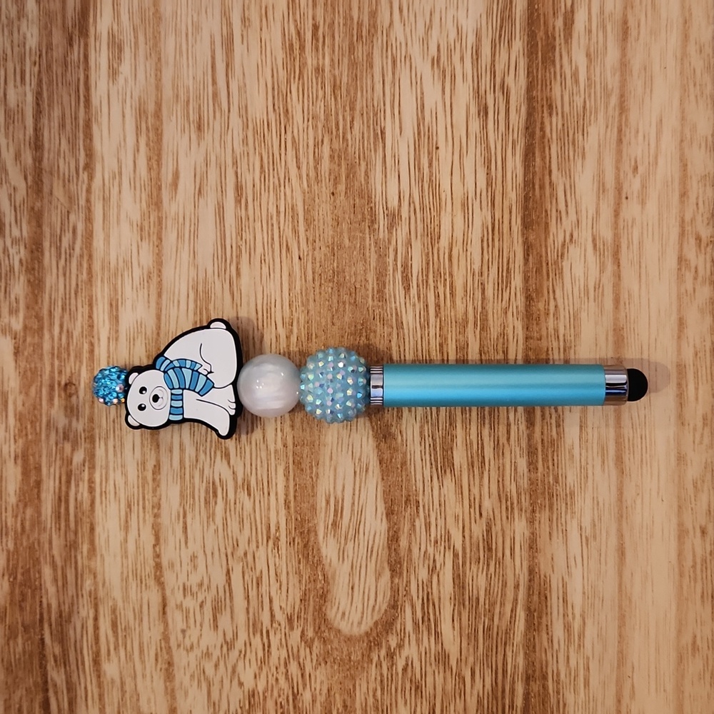 Beaded stylus/pen